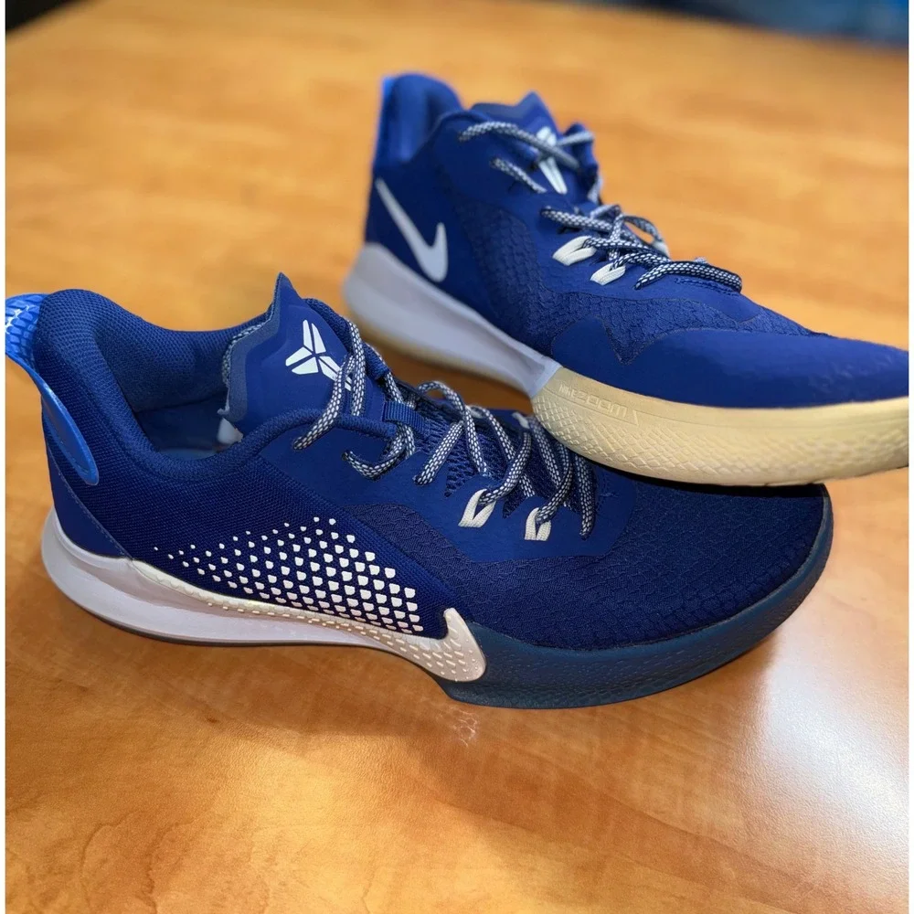 Nike Mamba Fury Deep Royal Blue Kobe Bryant Basketball Shoes Mens 12